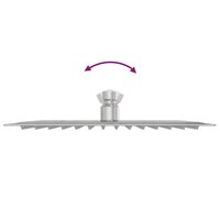 Regendouchekop 25x25 cm vierkant roestvrij staal 304 8