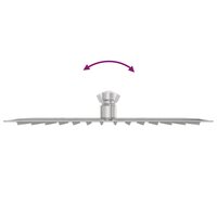 Regendouchekop rechthoekig 30x20 cm roestvrij staal 304 8