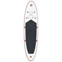 Stand Up Paddleboardset opblaasbaar rood en wit 3