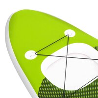 Stand Up Paddleboardset opblaasbaar 330x76x10 cm groen 7