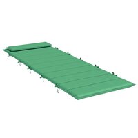Ligbedkussen 180x60x3 cm oxford stof groen 4