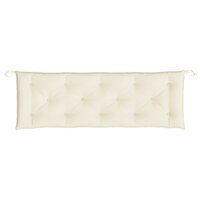 Tuinbankkussen 150x50x7 cm oxford stof cr&egrave;mewit 4