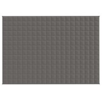 Verzwaringsdeken 140x200 cm 6 kg stof grijs 3