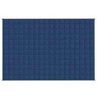 Verzwaringsdeken 137x200 cm 10 kg stof blauw 3
