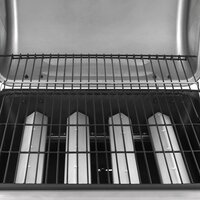 Gasbarbecue met 4 branders zwart en zilverkleurig 5