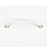 Hoekwasmand 60 L bamboe wit 6