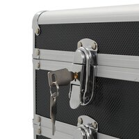 Make-up trolley aluminium zwart 7