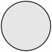 Wandspiegel rond &Oslash;40 cm zwart 2