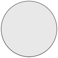 Wandspiegel rond &Oslash;60 cm zwart 2