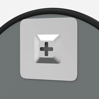 Wandspiegel rond &Oslash;60 cm zwart 5