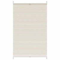 Pliss&eacute;jaloezie 70x125 cm cr&egrave;me 2