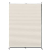 Pliss&eacute;jaloezie 100x150cm cr&egrave;me 2