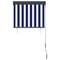 Rolgordijn voor buiten 80x250 cm blauw en wit 4