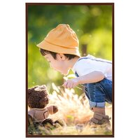 Fotolijsten 3 st voor wand of tafel 59,4x84 cm MDF bronskleurig 3