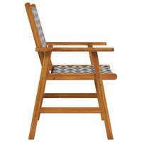 Tuinstoelen 2 st massief acaciahout 6
