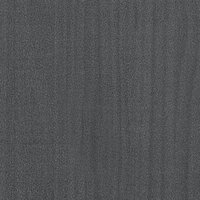 Plantenbak 40x40x70 cm massief grenenhout grijs 6