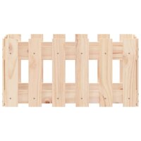 Plantenbak met hekontwerp 60x30x30 cm massief grenenhout 5