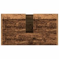 Wastafelkast 60x33x60 cm bewerkt hout oud houtkleurig 9