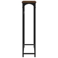 Wandtafel 75x19,5x75 cm bewerkt hout bruin eikenkleur 5