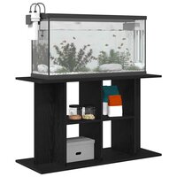 Aquariumstandaard 100x40x60 cm spaanplaat zwart eikenkleurig 4