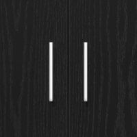 Aquariumstandaard 81x36x73 cm spaanplaat zwart eikenkleurig 9