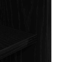 Aquariumstandaard 60,5x36x72,5 cm spaanplaat zwart eikenkleurig 8