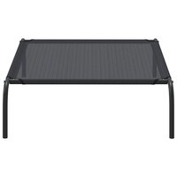 Hondenbed verhoogd L textileen zwart 5