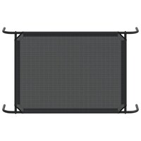 Hondenbed verhoogd L textileen zwart 6