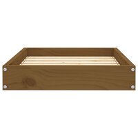 Hondenmand 61,5x49x9 cm massief grenenhout honingbruin 4