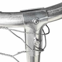 Hondenkennel voor buiten met dak 400x100x150 cm 9