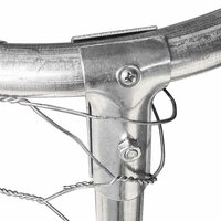 Hondenkennel voor buiten met dak 200x200x150 cm 9