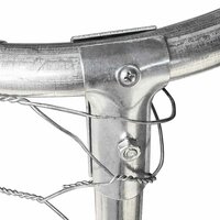 Hondenkennel voor buiten met dak 400x200x150 cm 9