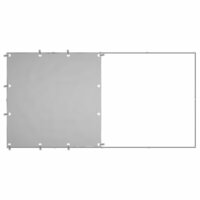 Hondenkennel 2,42 m&sup2; staal zilverkleurig   4