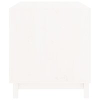 Hondenhok 90x60x67 cm massief grenenhout wit 6