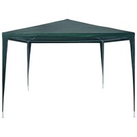 Partytent 3x3 m PE groen 3