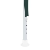 Partytent met zijwanden professioneel 90 g/m&sup2; 2,5x2,5 m groen 7