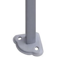 Partytent professioneel inklapbaar 2x2 m staal antraciet 5