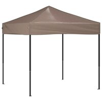 Partytent inklapbaar 2x2 m taupe 2