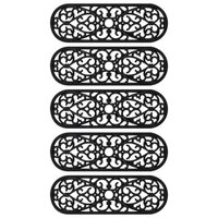 Trapmatten 5 st 25x75 cm rubber 3