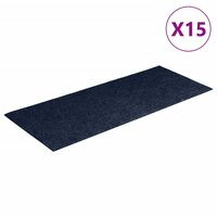 15 st Trapmatten zelfklevend rechthoekig 60x25 cm blauw 2