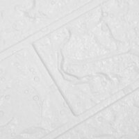 3D-behang zelfklevend 20 st bakstenen wit 5