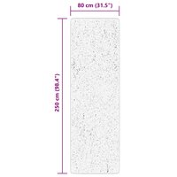 Vloerkleed ARBIZU binnen en buiten vintage stijl 80x250 cm 9