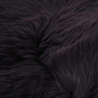 Vloerkleed 60x180 cm schapenvacht donkergrijs 4