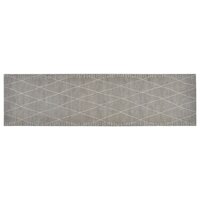 Keukenmat wasbaar geruit 45x150 cm fluweel 2