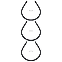 Zwembadverwarmingspaneel solar 3 st gebogen 110x65 cm 7