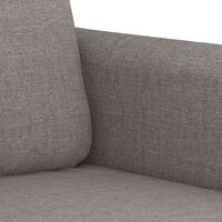 2-delige Loungeset met kussens stof taupe 5