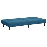 2-delige Loungeset fluweel blauw 5