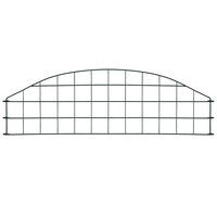 Schuttingset gebogen 77,3x26 cm groen 2