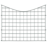 Schuttingset hol gebogen 77,5x64 cm groen 2