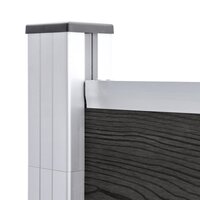 Schutting 180x186 cm HKC grijs 4